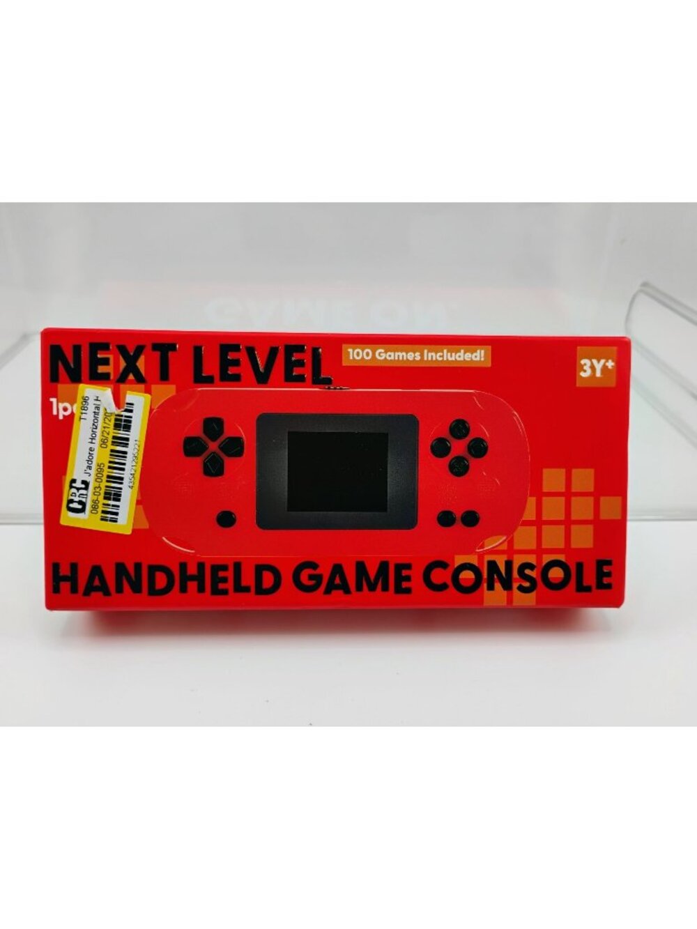 Next Level Handheld Game Console Red 100 Built-In Games